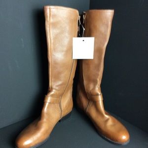 Naturalizer Wide Calf Slightly Distressed Boots